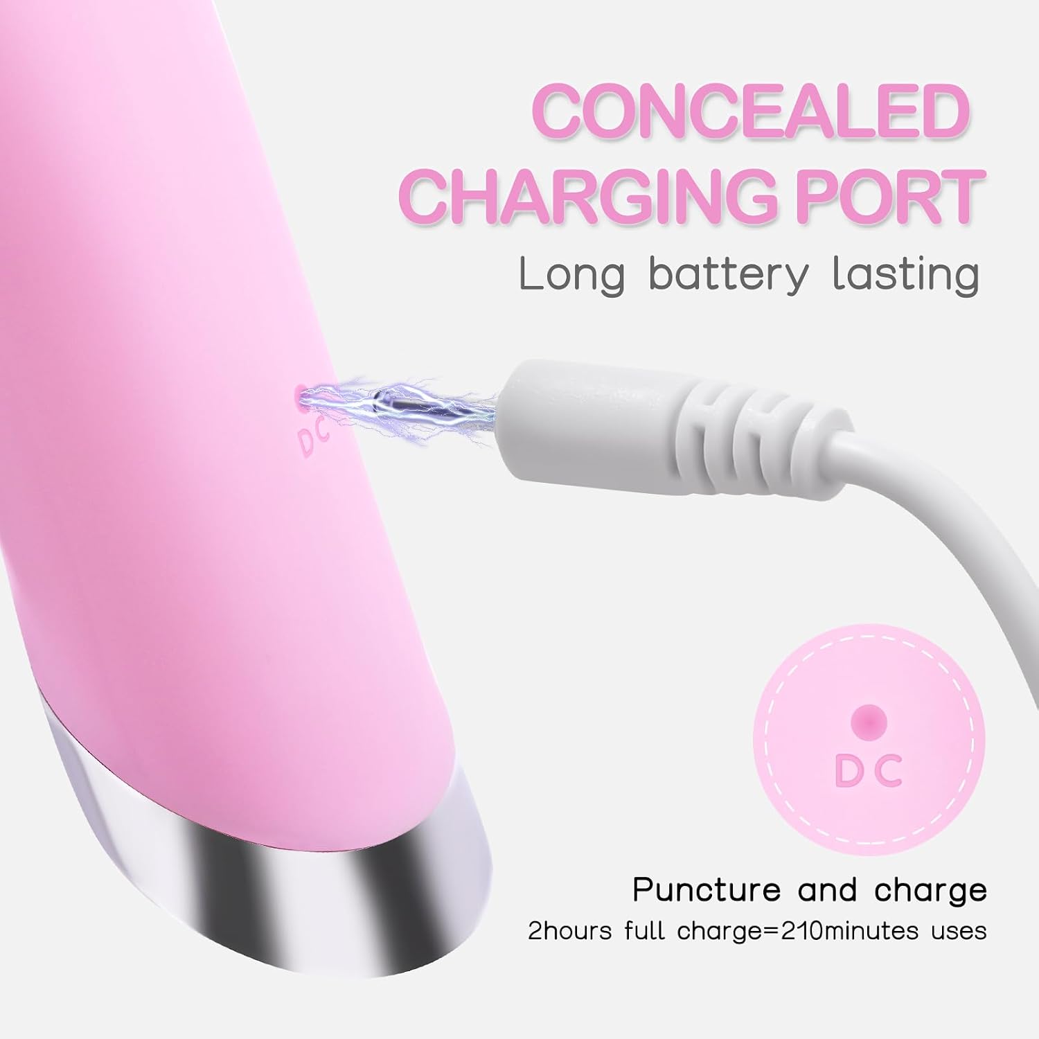 Revitalize Your Skin with the Rechargeable Silicone Facial Cleansing Brush - Deep Clean & Heat Massage for All Skin Types (Pink)